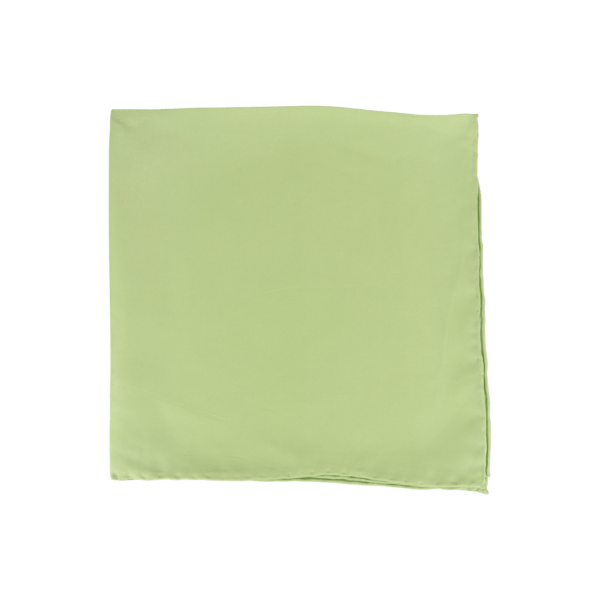 Colour Basis Light Olive Pocket Square
